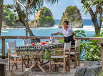 Villa Haweri Estate on Sumba, Breakfast area